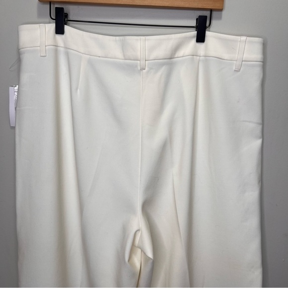 Addition Elle White High Rise Wide Leg Pants Size 18 NWT - Picture 7 of 13